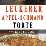 LECKERER Apfel – Schmand – Torte