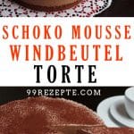 Schoko Mousse Windbeutel Torte