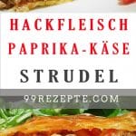 Hackfleisch-Paprika-Käse-Strudel
