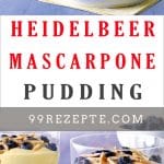 Heidelbeer-Mascarpone-Pudding