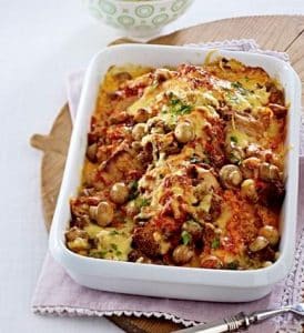 überbackene putenschnitzel vom blech