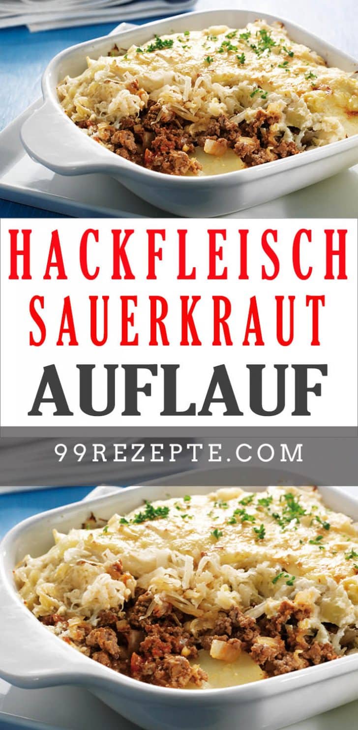 Hackfleisch-Sauerkraut-Auflauf - 99 rezepte