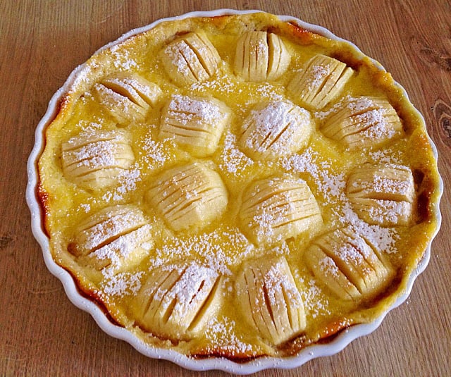 Pudding-Apfelkuchen