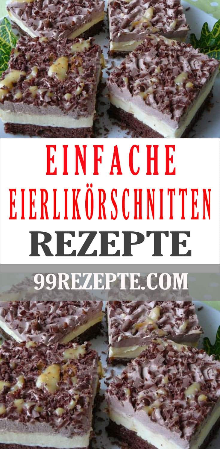 Eierlikörschnitten - 99 rezepte