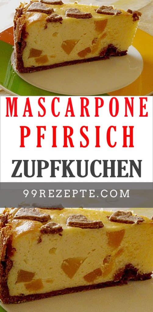 Mascarpone – Pfirsich – Zupfkuchen - 99 rezepte