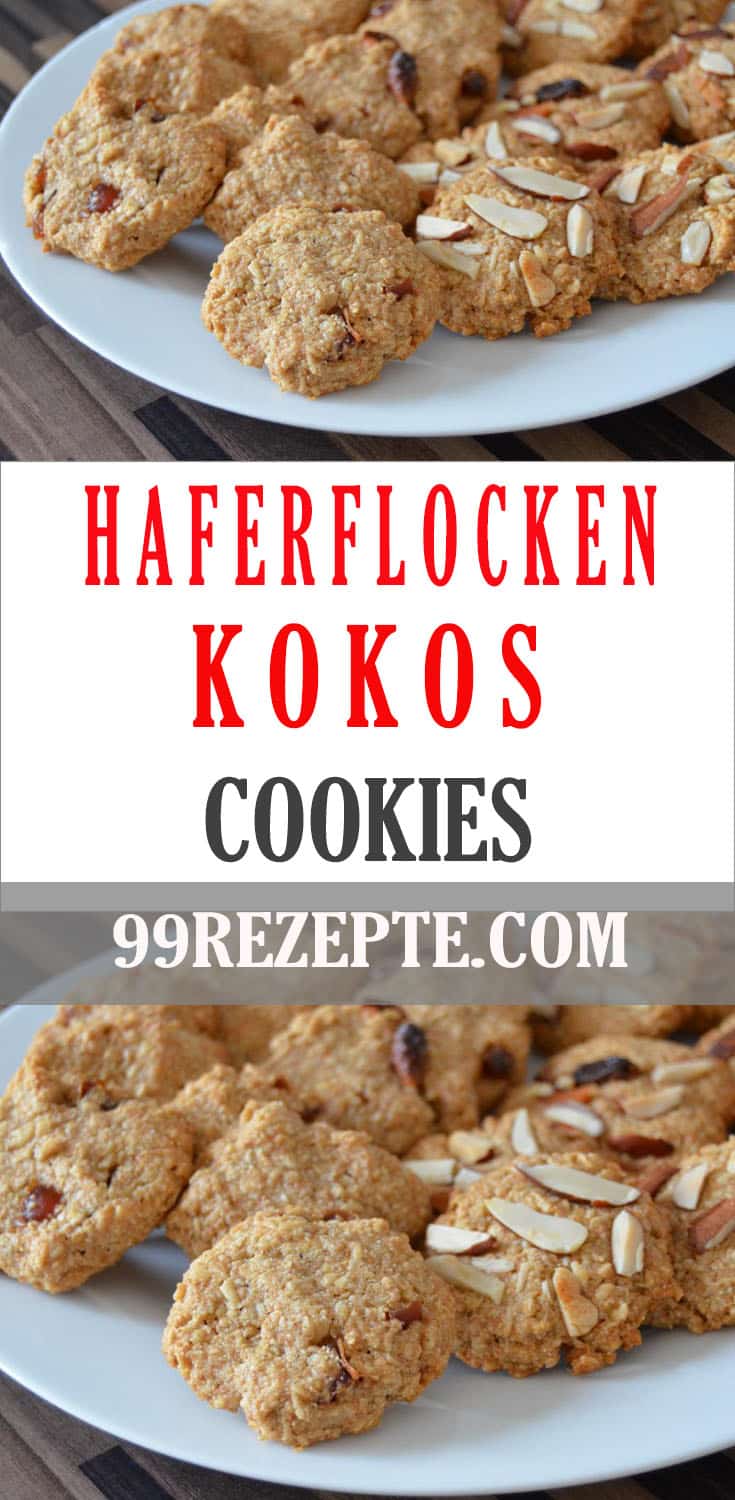 Haferflocken-Kokos-Cookies - 99 rezepte