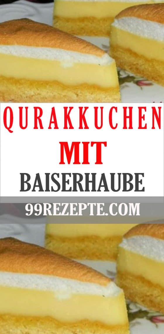 Quarkkuchen mit Baiserhaube - 99 rezepte