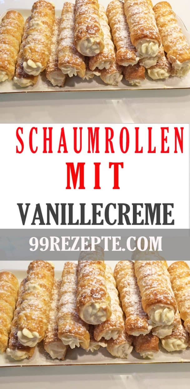 Schaumrollen Mit Vanillecreme Rezepte