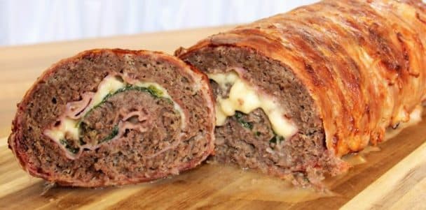 HACKFLEISCH BACON-KÄSE-ROLLE - 99 rezepte