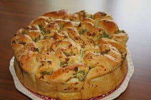 knoblauch faltenbrot