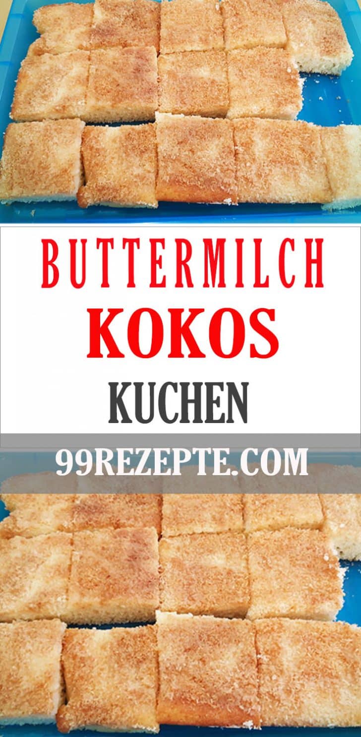 BUTTERMILCH KOKOS KUCHEN – TASSENKUCHEN, SCHNELL UND LEICHT ZU MACHEN ...