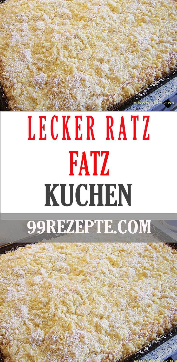 Lecker Ratz Fatz Kuchen - 99 rezepte