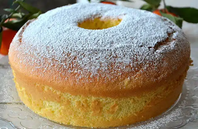 buttermilchkuchen mit mandarinen