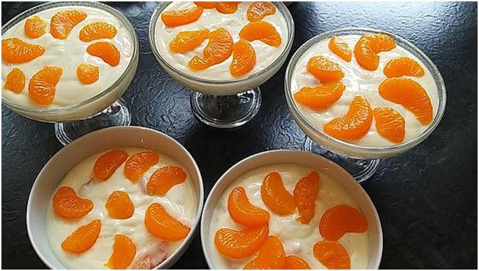 geschmackvoll – Lecker Mandarinen – Quark – Dessert