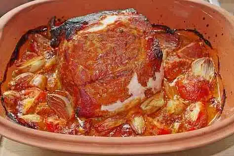 Kasselerbraten im Römertopf, die Soße ist der Wahnsinn!