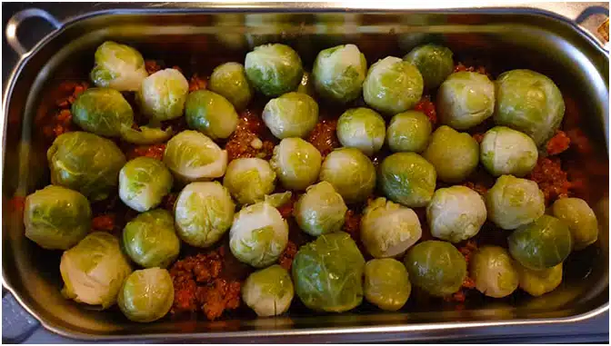 Rosenkohl Auflauf , in nur 20 Minuten fertig