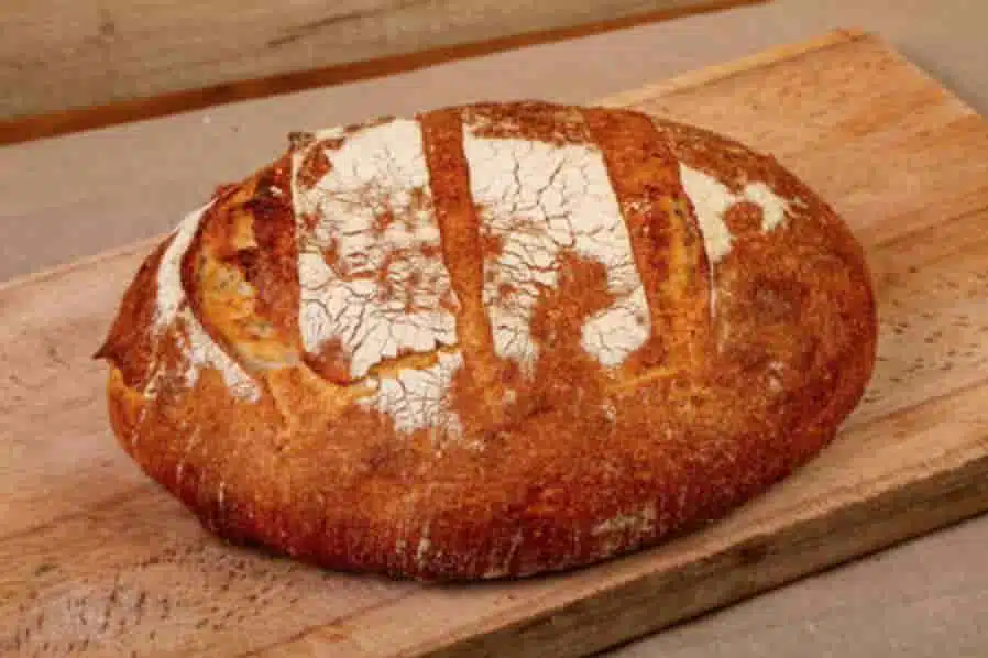 5 minuten-brot mit frischer hefe