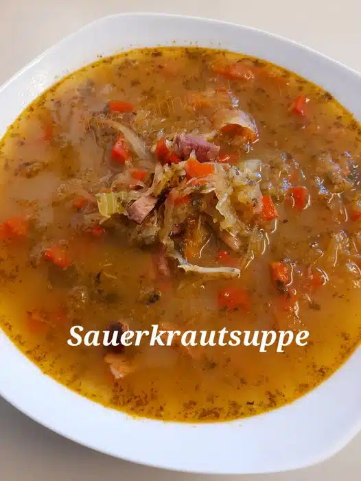 Sauerkrautsuppe á la Anke