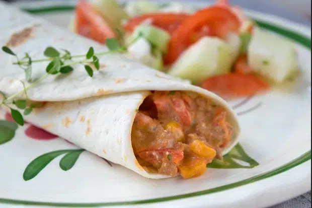 Wraps mit Faschiertem