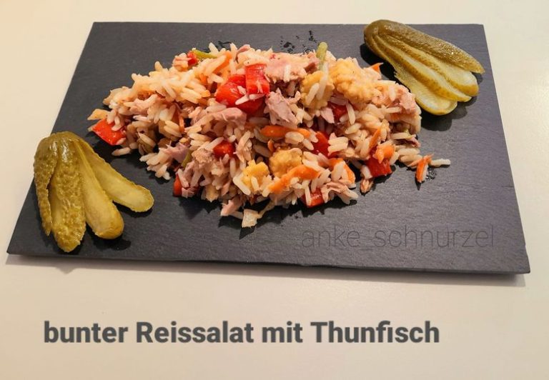 bunter Reissalat mit Thunfisch á la Anke