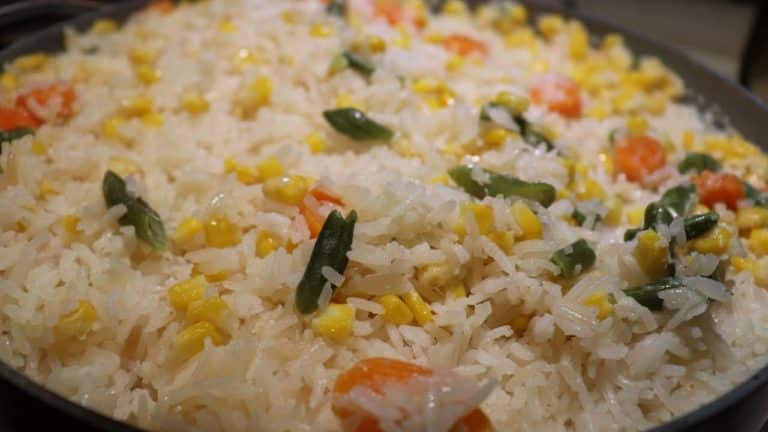 Schnelle Reispfanne für den Feierabend