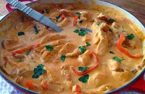 hähnchenbrust stroganoff