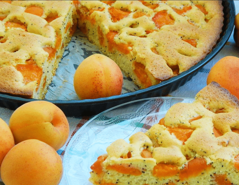 Mohn-Aprikosen-Kuchen