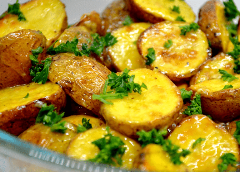 Backkartoffeln mit französischer Soße