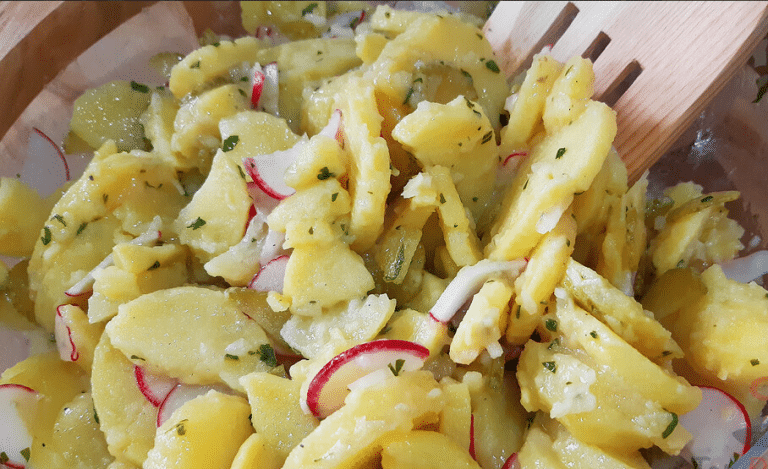Kartoffel-Radieschen-Salat ohne Mayonnaise
