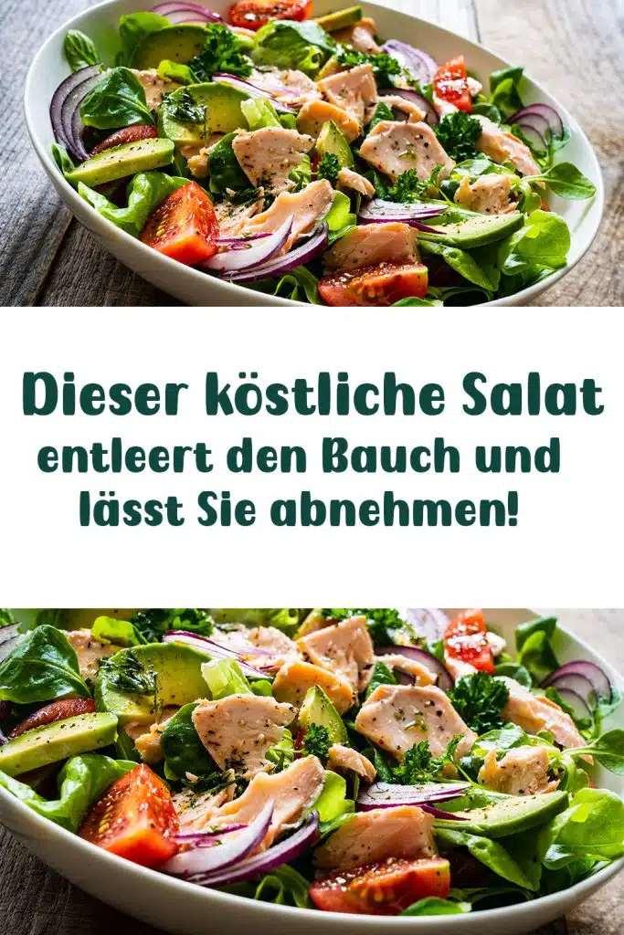 Dieser köstliche Salat entleert den Bauch und lässt Sie abnehmen!