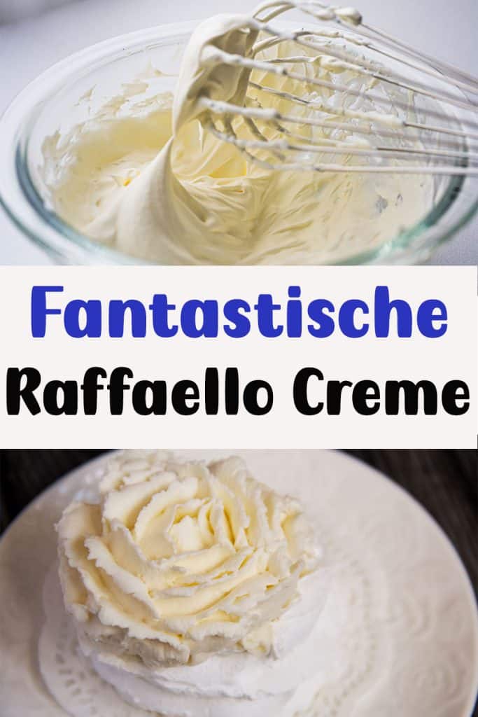Fantastische Raffaello Creme mit nur 4 Zutaten