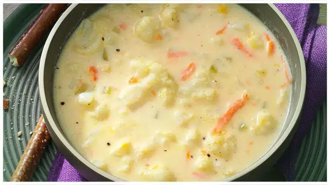 Die Suppe sit der Kracher! – Ultracremige Blumenkohlsuppe