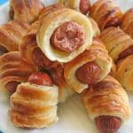 blätterteig mit wienerle