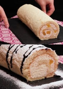 biskuitrolle mandarinen sahne