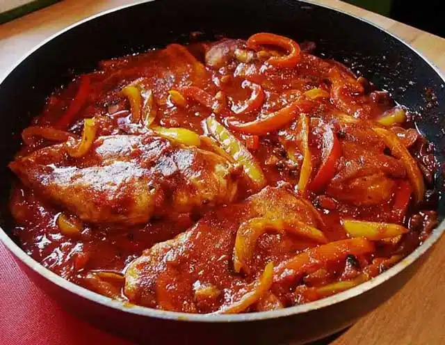 Gypsy schnitzel from the oven recipe