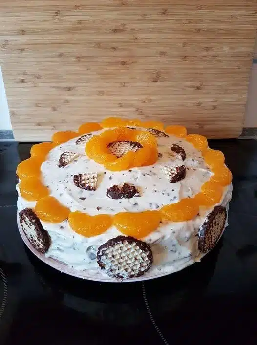 Schokokuss- Mandarinen Torte