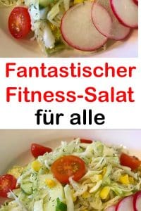 Fantastischer Fitness-Salat für alle, die abnehmen möchten