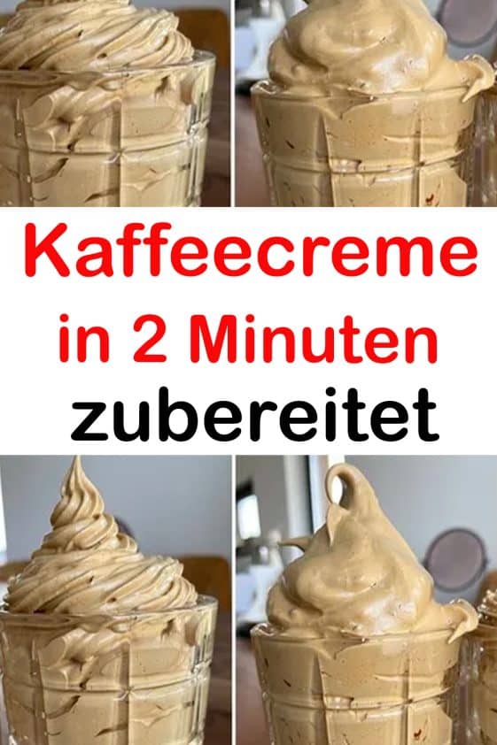 Kaffeecreme – in 2 Minuten zubereitet ! - 99 rezepte