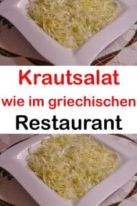 Krautsalat – wie im griechischen Restaurant