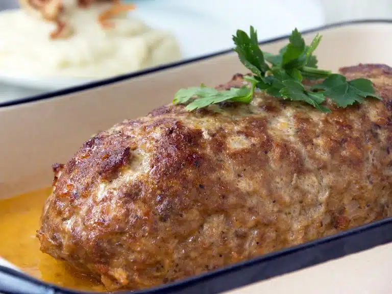 hackbraten mit soße rezept