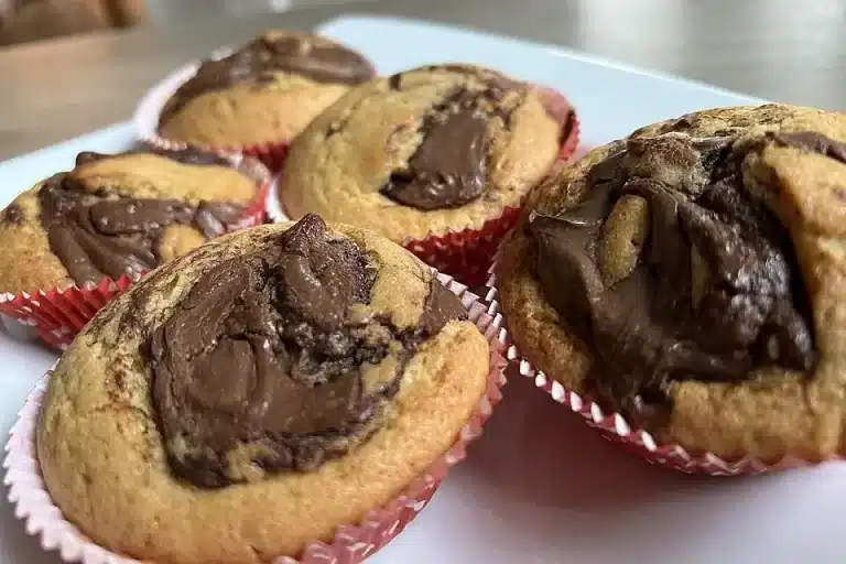 Nutella Muffins, unglaublich schnell und lecker!
