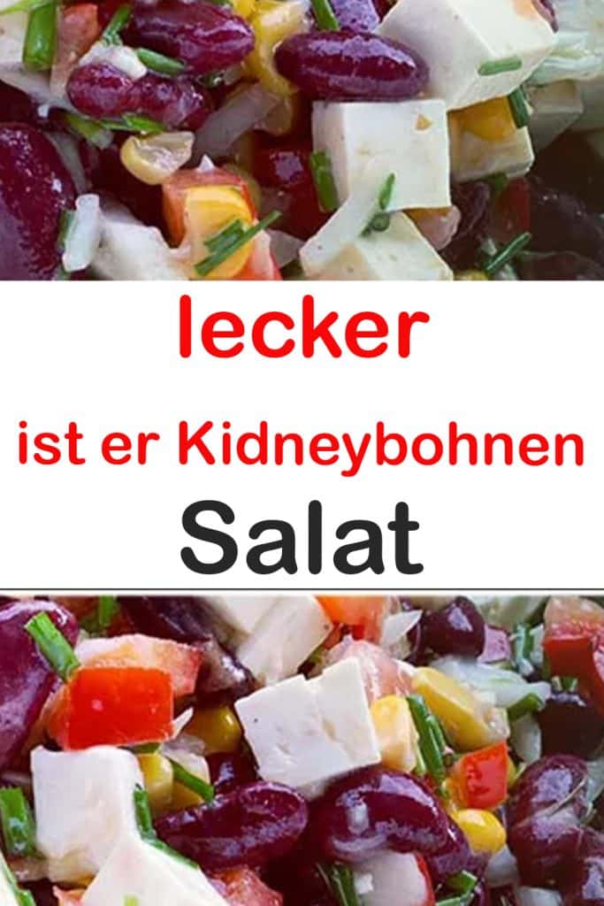Bester Salat denn könnte ich jeden Tag essen so lecker ist er Kidneybohnen Salat