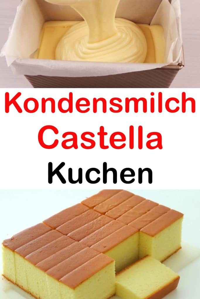 Kondensmilch Castella Kuchen