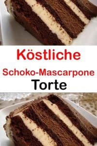 Köstliche Schoko-Mascarpone-Torte