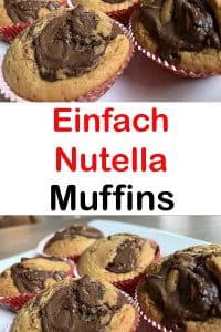 Nutella Muffins, unglaublich schnell und lecker!