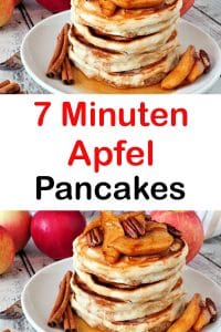 7 Minuten Apfel Pancakes