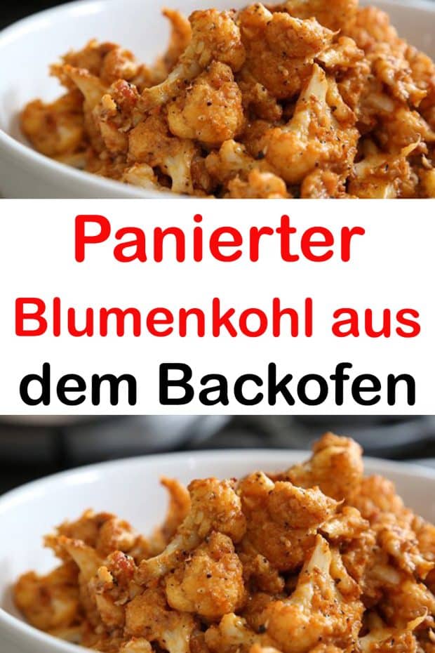 Panierter Blumenkohl Aus Dem Backofen Rezept - 99 Rezepte