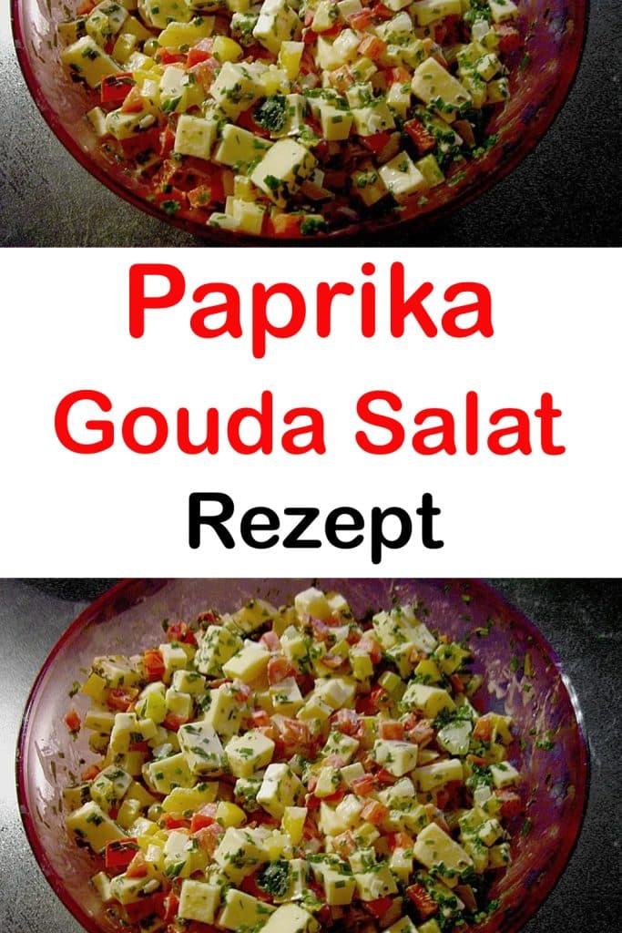 Paprika Gouda Salat