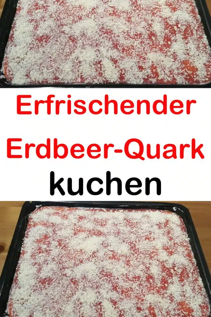 Schneewittchen – Erfrischender Erdbeer-Quark-Kuchen ohne Backen