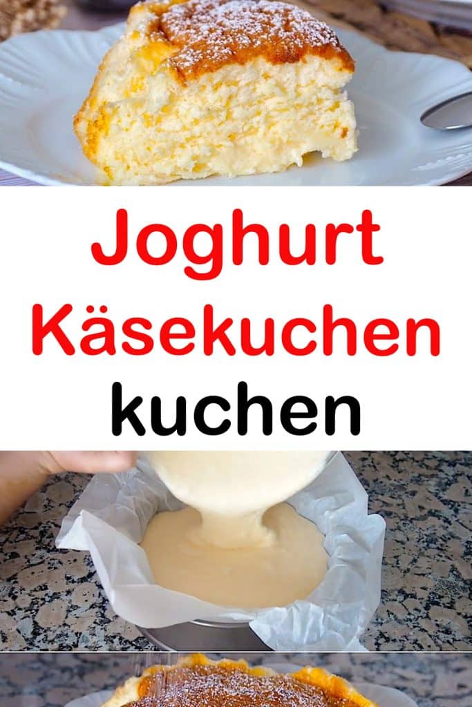 Joghurt-Käsekuchen: ein unglaublicher Geschmack, der alle überraschen wird